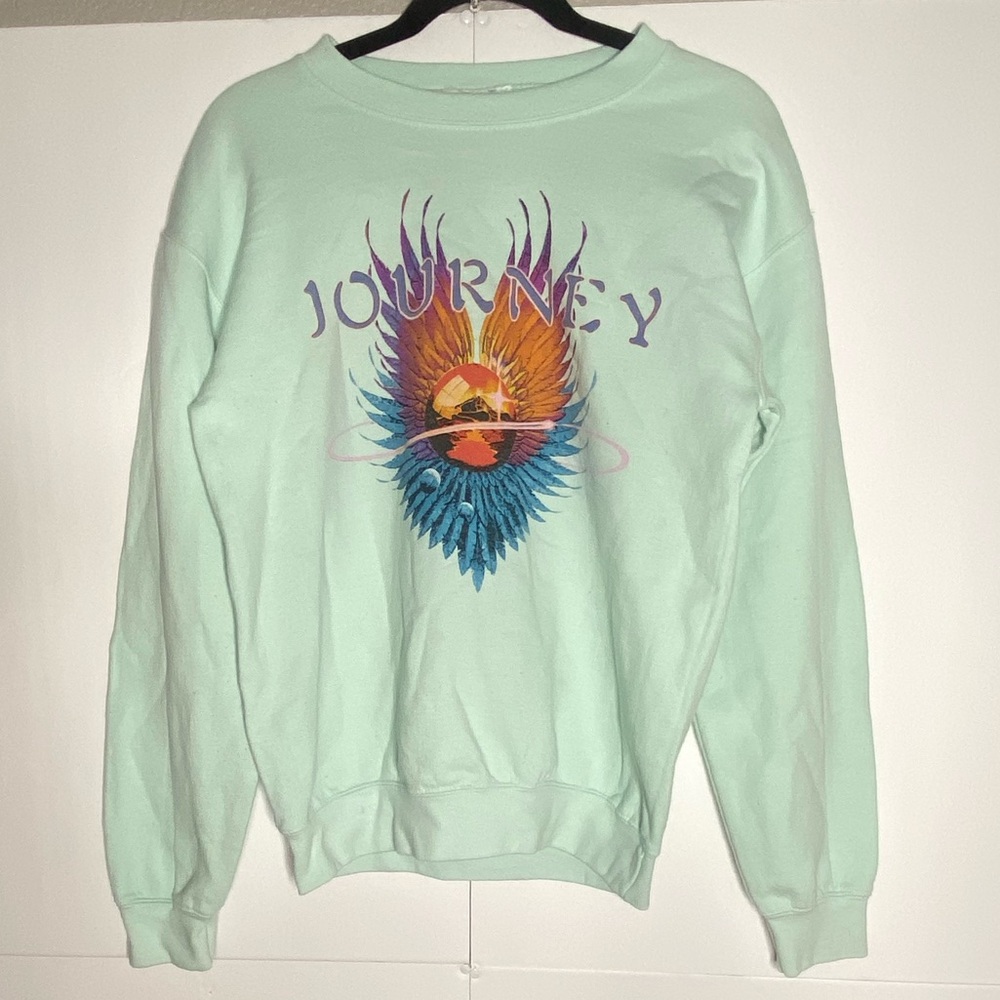 Journey Band Graphic Crewneck Sweatshirt S
